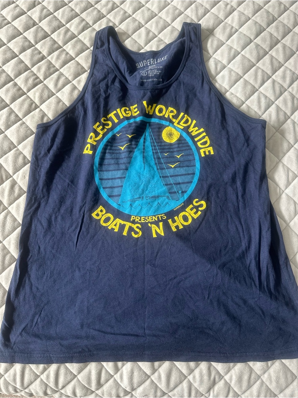 prestige worldwide men's tank
